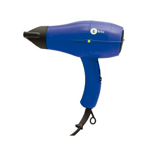 Erika HDR 010 V ФЕН (синий) 2200Вт, поток 18 м/с., 1 насадка.
