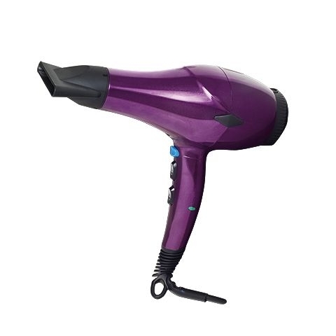 Erika HDR 007 ФЕН (фиолетовый) 2200Вт, поток 19 м/с., 2 насадки.