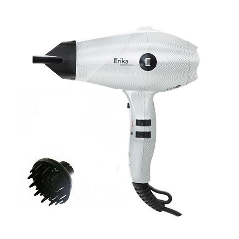 ERIKA HDR 002 W Фен 2000Вт, поток воздуха 19 м/с, с ДИФФУЗОРОМ.