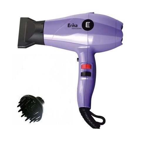 ERIKA HDR 002 V Фен 2000Вт, поток воздуха 19 м/с, с ДИФФУЗОРОМ.