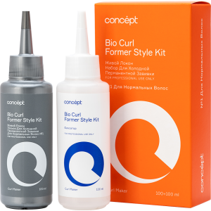 КОНЦЕПТ Биозавивка Живой локон №1 для нормальных волос, 100 мл*2