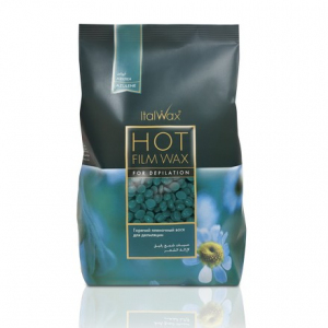 Воск горячий (пленочный) White line ITALWAX Азулен гранулы, 1 кг