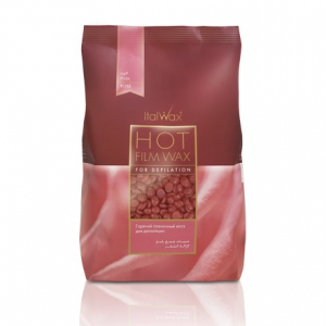 Воск горячий (пленочный) White line ITALWAX Роза гранулы, 1 кг.