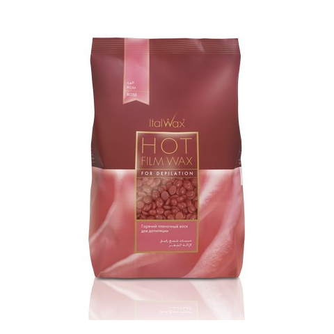 Воск горячий (пленочный) White line ITALWAX Роза гранулы, 1 кг.