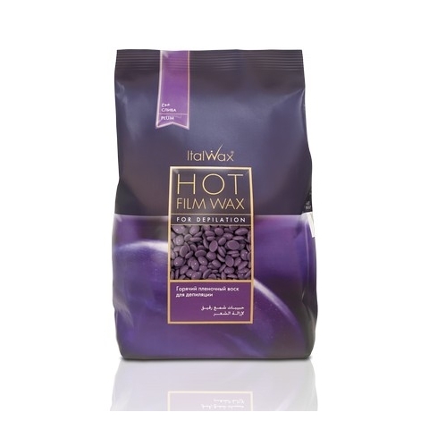 Воск горячий (пленочный) ITALWAX Слива гранулы, 1 кг.