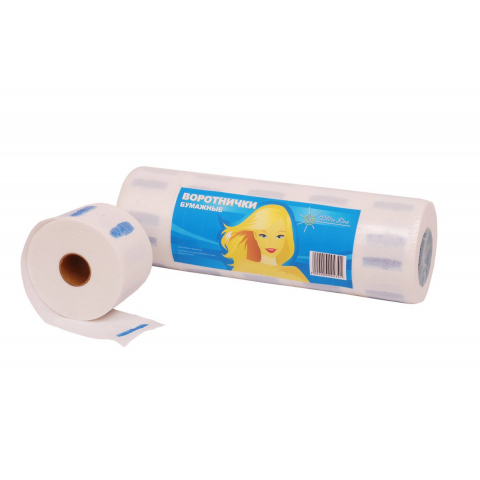 Воротничок бумажный (уп. 5 рол) White line белый