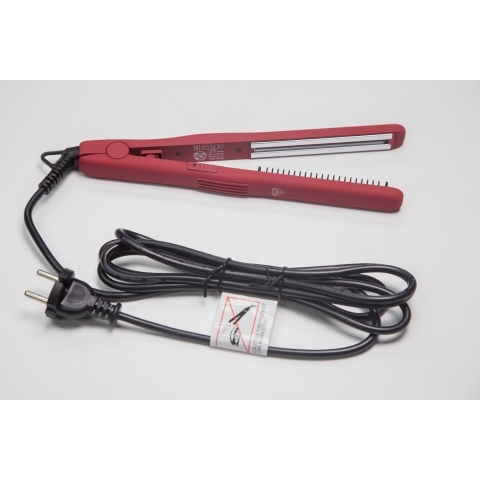 Q1R Be-Uni Professional Утюжок-расческа Про для выпрямления волос с зеркальным титановым покрытием 