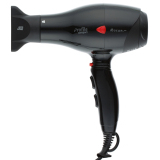 03-119 Black DEWAL Фен Profile Compact, черный, 2000 Вт, ионизация, 2 насадки