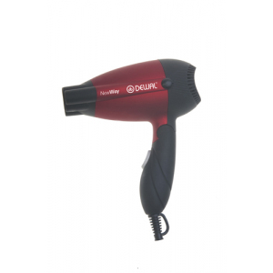 DEWAL 03-5512 Red Фен дорожный складной New Way, красный 1000 Вт