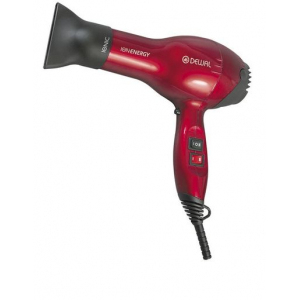 DEWAL 03-8800 Red Фен ION Energy, красный, 2000 Вт, 2 насадки
