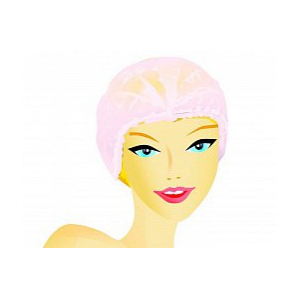 Шапочка-клип розовая White line пачка (50шт)