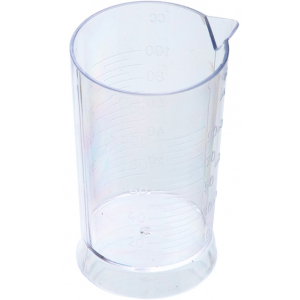 Т-1251 DEWAL Стакан мерный прозрачный с носиком 100 мл