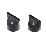 03-107 Black DEWAL Фен Midnight 2000 Вт, 2 насадки, ионизация