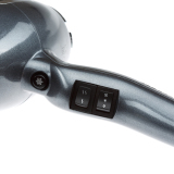 03-002 Grafit DEWAL Фен ErgoLife Compact графит, 2000 Вт, ионизация, 2 насадки