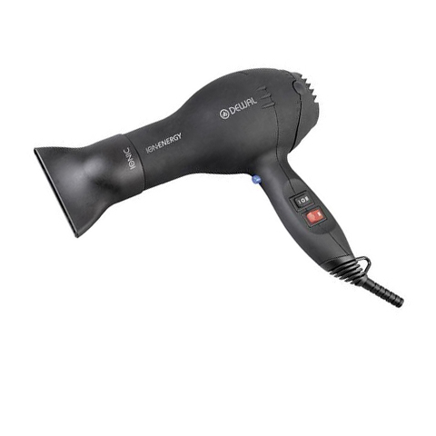 DEWAL 03-8800 Black Фен ION Energy, черный 2000 Вт, 2 насадки