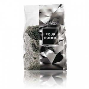 Воск горячий (пленочный) ITALWAX POUR HOMME мужской гранулы, 1 кг.