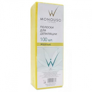 Полоска для депиляции 7*20 ITALWAX №100 шт желтая