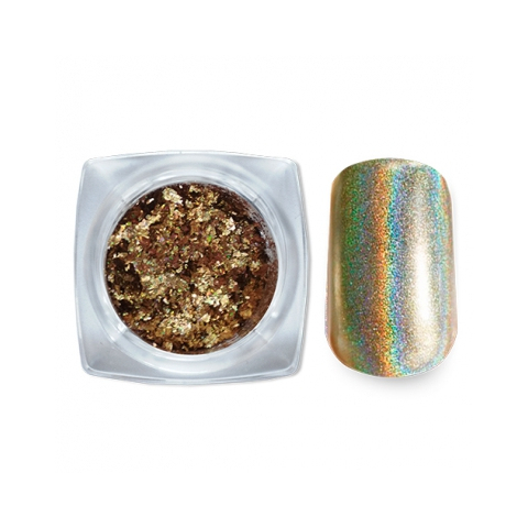 Cosmake 001 Зеркальный блеск Павлин золото 0,5 гр 