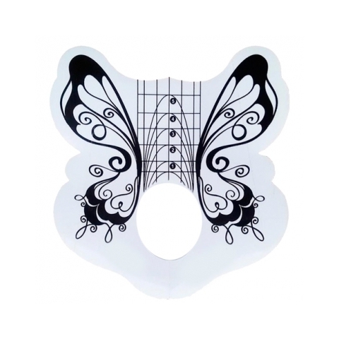 Cosmake FN-01 Форма для наращивания Бабочка 50 шт.