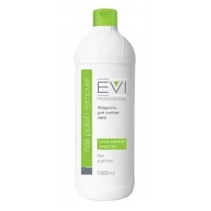 EVI Жидкость для снятия лака без ацетона 1000 мл.