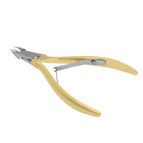 Y SK 033-P Маникюрные кусачки для кутикулы 6,5 мм позолоченные