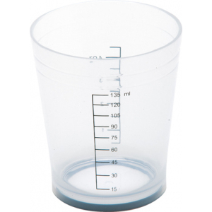 DEWAL JPP064L Стакан мерный белый 135 мл