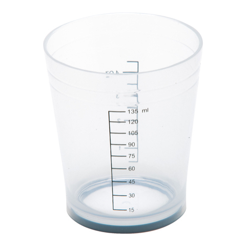 DEWAL JPP064L Стакан мерный белый 135 мл