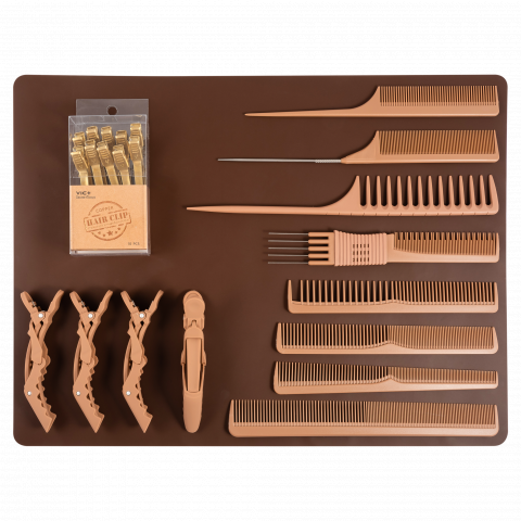 Расческа Ставвер LUX 2 с карбоновым хвостиком