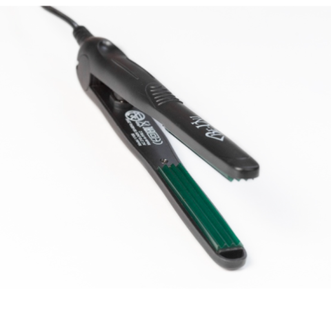 Be-Uni Professional V106 Утюжок-гофре мини Зигзаг черный/зеленый, 200 С 