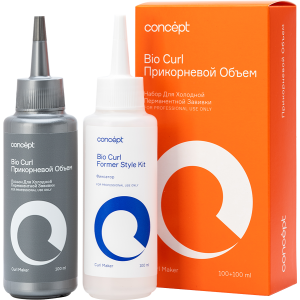 КОНЦЕПТ Прикорневой объем, Набор для холодной перманентной завивки, 100 мл + 100 мл.