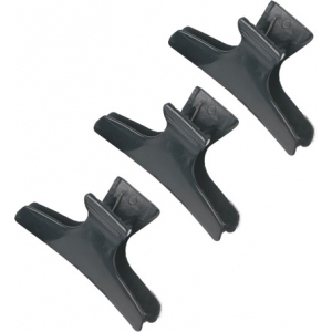 CL2202 Зажимы "бабочка" черные (12шт)