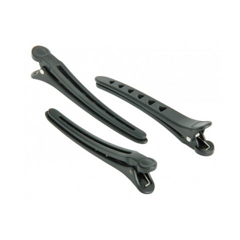 JB0018 Зажимы пластмассовые черные (6 шт)