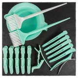 ST101 Кисть для окрашивания волос белая с белой щетиной