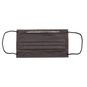 БИНОВИ Маска гигиеническая, нетканая, черная, 1/50 шт.