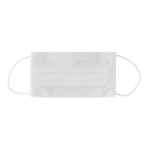 БИНОВИ Маска одноразовая белая, 1/50 шт. пакет