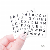 Cosmake 423 Наклейки профессиональные черные 