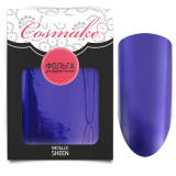 Cosmake 21 Фольга переводная для дизайна ногтей, 1 метр Синяя