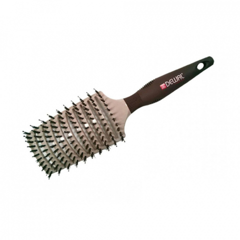 BRМ-102 Щетка туннельная DEWAL MOKKA с керамическим покрытием, нейлоновый штифт+натуральная щетина, 11 рядов