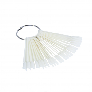 Cosmake 02Т Ногти-веер Белые, 50 шт. 