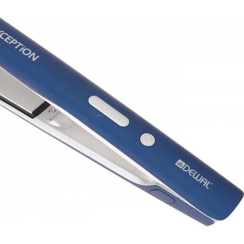 03-405 Blue DEWAL Щипцы для выпрямления волос Exception 23*87 мм