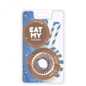 EAT MY Резинка для волос в цвете Леденец с колой, 3 шт.