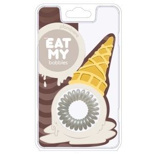 EAT MY Резинка для волос в цвете Пломбир, 3 шт.