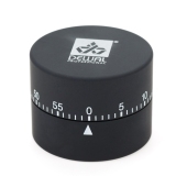 NTM11black DEWAL Таймер механический круглый, черный, 4,5*6 см