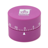 NTM11purple DEWAL Таймер механический круглый, фиолетовый, 4,5*6 см