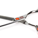 TQ65540S Ножницы парикмахерские филировочные 5,5" TAYO ORANGE, 40 зубцов, эргономичные