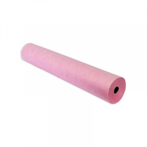 1329 Простыня одноразовая White line 70*200 SS СТАНДАРТ розовый №100 рол