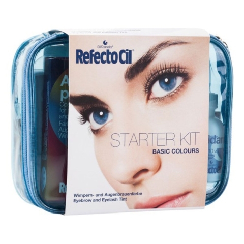 Стартовый Набор RefectoCil для окрашивания бровей и ресниц, 15 предметов