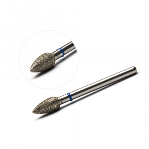 POLE Фреза алмазная, пламя (средняя твердость) 4,5*9 мм