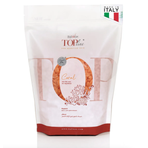 Воск горячий (пленочный) ITALWAX Top Line Коралл гранулы, 750 гр.