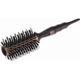 BR-241 Термобрашинг DEWAL Rose Gold керамическое покрытие, нейлоновая+натуральная спиралевидная щетина, 28*64 мм